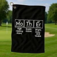 Funny Mother Periodic Table Golf Towel thumb 1