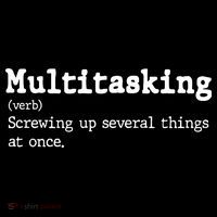 Funny Multitasking Definition T-Shirt thumb 7