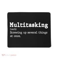 Funny Multitasking Definition Mousepad thumb 0