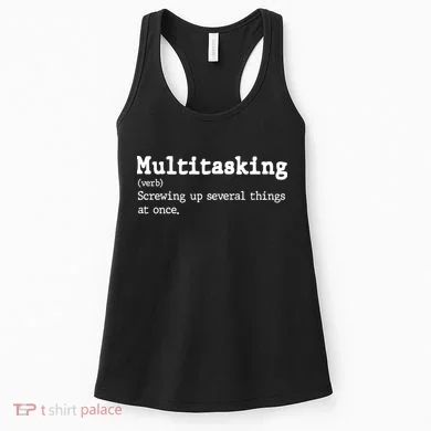 Funny Multitasking Definition Women's Tank Top