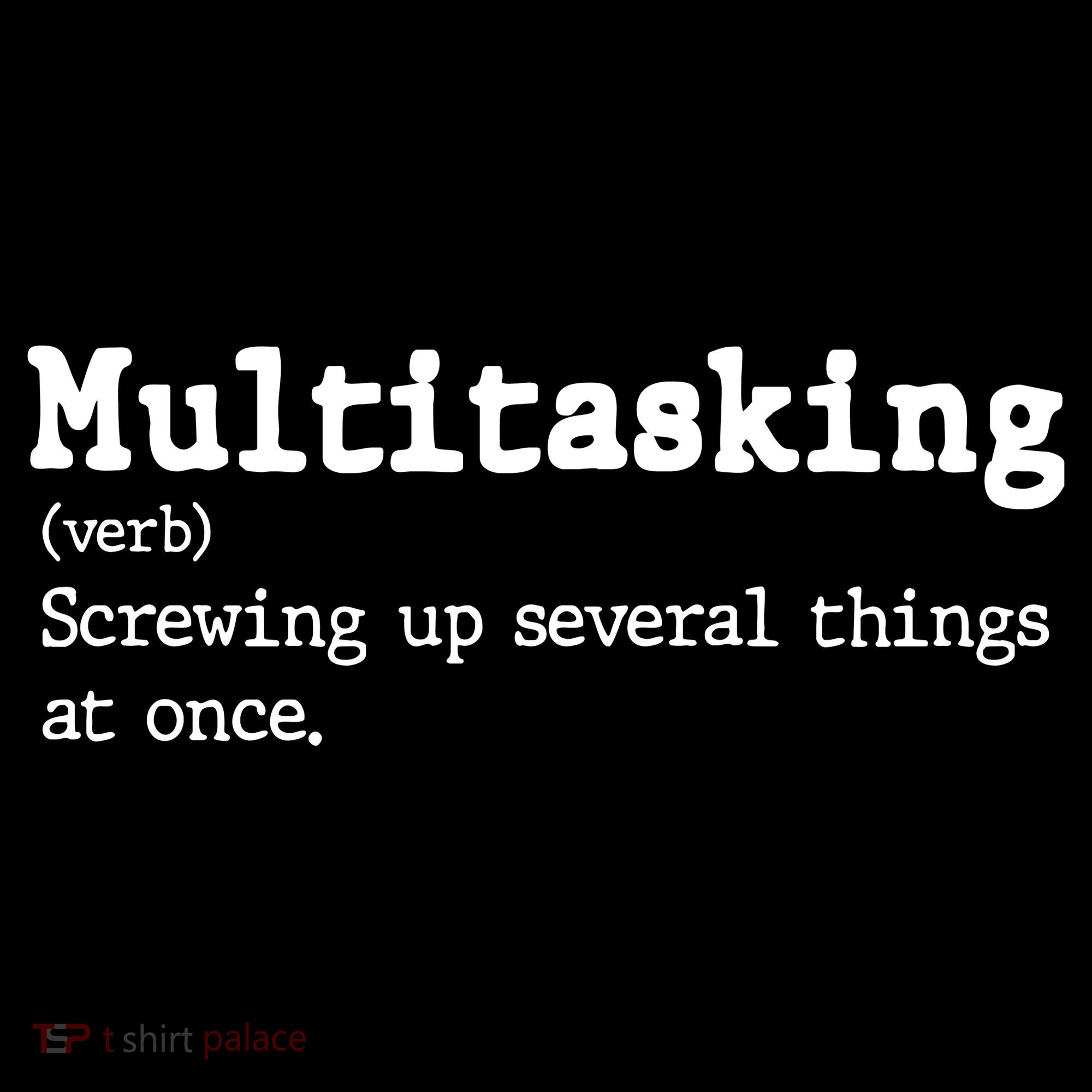 Funny Multitasking Definition Tank Top