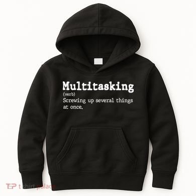 Funny Multitasking Definition Kids Hoodie