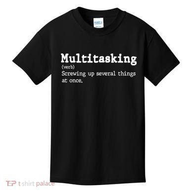 Funny Multitasking Definition Kids T-Shirt