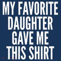Funny My Favorite Daughter Gave Me This Shirt Women's Hoodie thumb 2