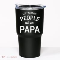 Funny My Favorite People Call Me Papa Tumbler thumb 0