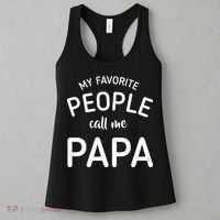 Funny My Favorite People Call Me Papa Women's Tank Top thumb 3