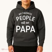 Funny My Favorite People Call Me Papa Hoodie thumb 2
