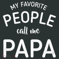 Funny My Favorite People Call Me Papa Hoodie thumb 7