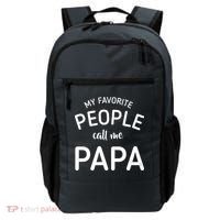 Funny My Favorite People Call Me Papa Backpack thumb 0