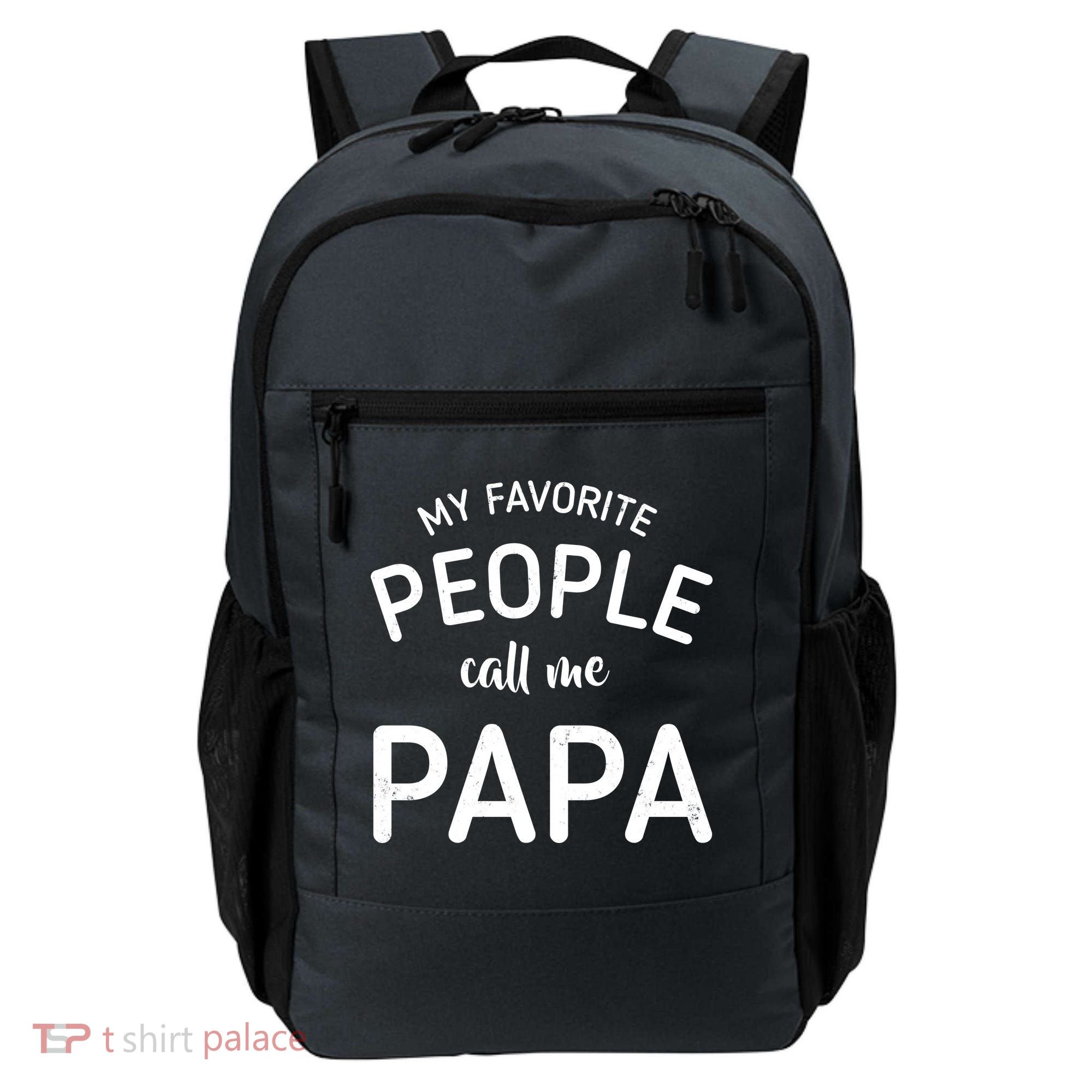 Funny My Favorite People Call Me Papa Backpack