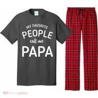 Funny My Favorite People Call Me Papa Pajama Set thumb 0