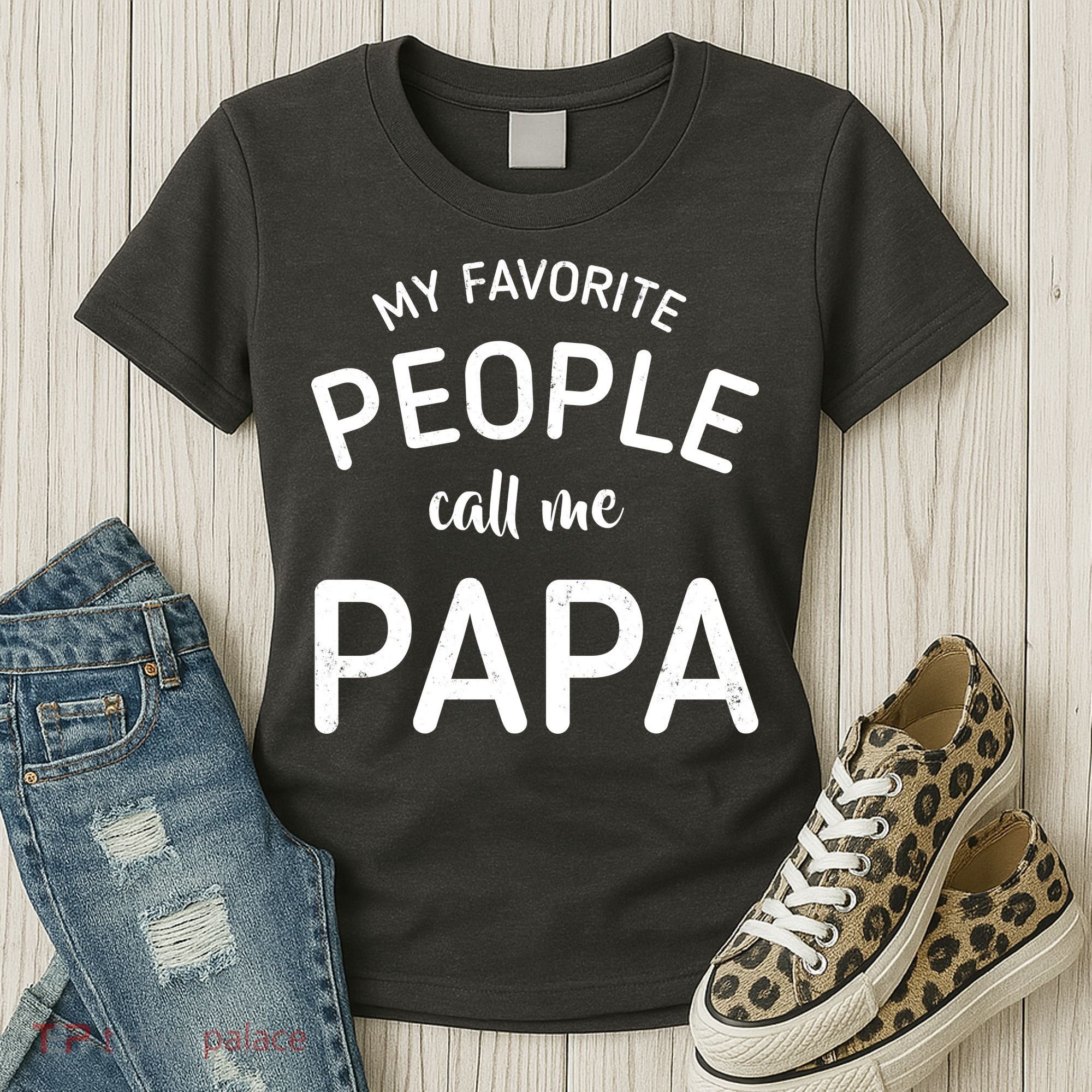 Funny My Favorite People Call Me Papa Women's T-Shirt