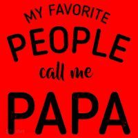 Funny My Favorite People Call Me Papa Santa Hat thumb 1
