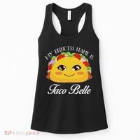 Funny My Princess Name is Taco Belle Women's Tank Top thumb 0