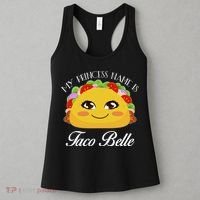 Funny My Princess Name is Taco Belle Women's Tank Top thumb 3