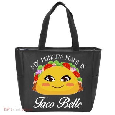 Funny My Princess Name is Taco Belle Tote Bag
