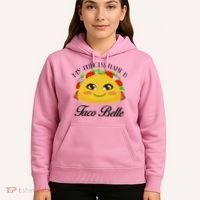 Funny My Princess Name is Taco Belle Hoodie thumb 5