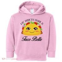 Funny My Princess Name is Taco Belle Toddler Hoodie thumb 0