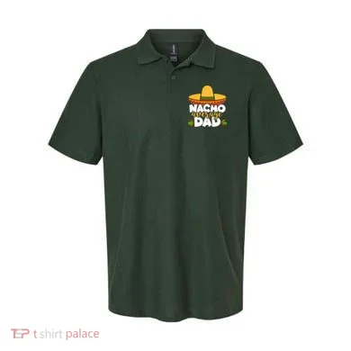 Funny Nacho Average Dad Polo