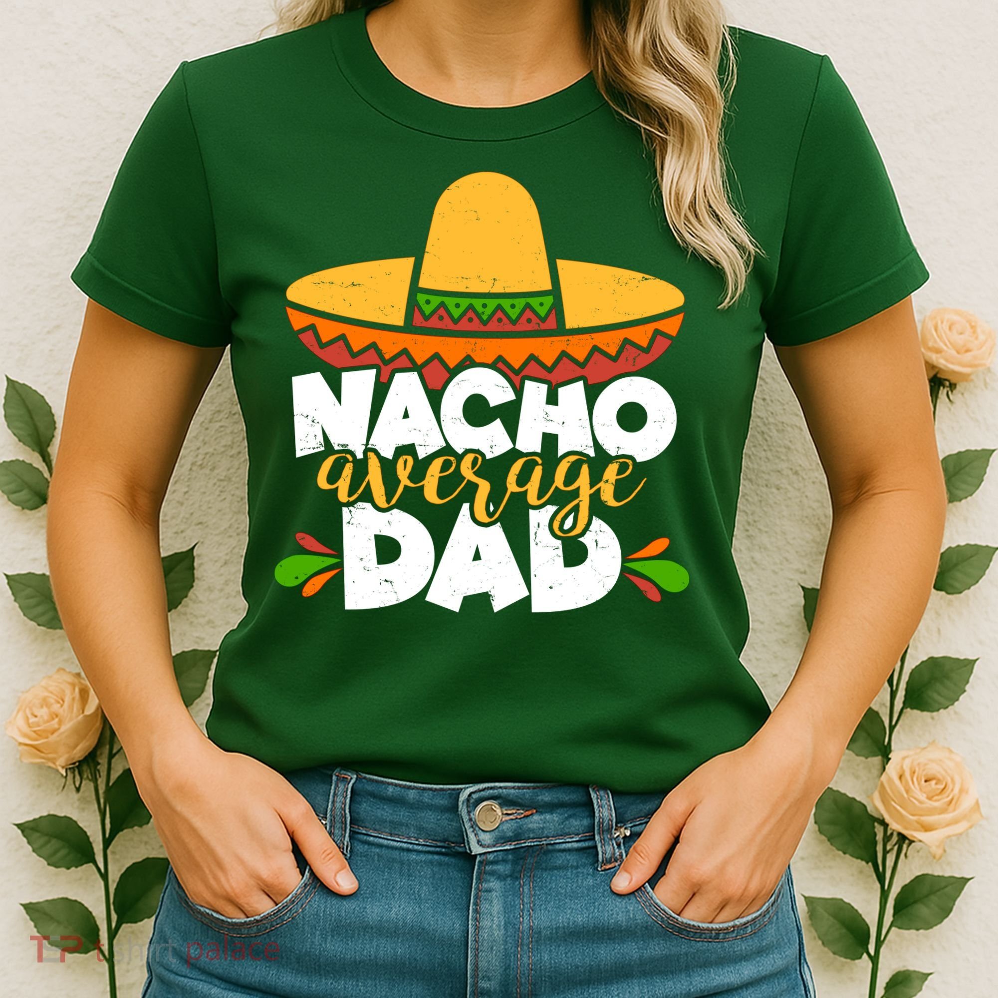 Funny Nacho Average Dad Women's T-Shirt