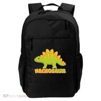 Funny Nachosaur Nacho Cheese Stegosaurus Dinosaur Backpack thumb 0