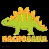 Funny Nachosaur Nacho Cheese Stegosaurus Dinosaur Backpack thumb 2