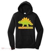 Funny Nachosaur Nacho Cheese Stegosaurus Dinosaur Women's Hoodie thumb 0