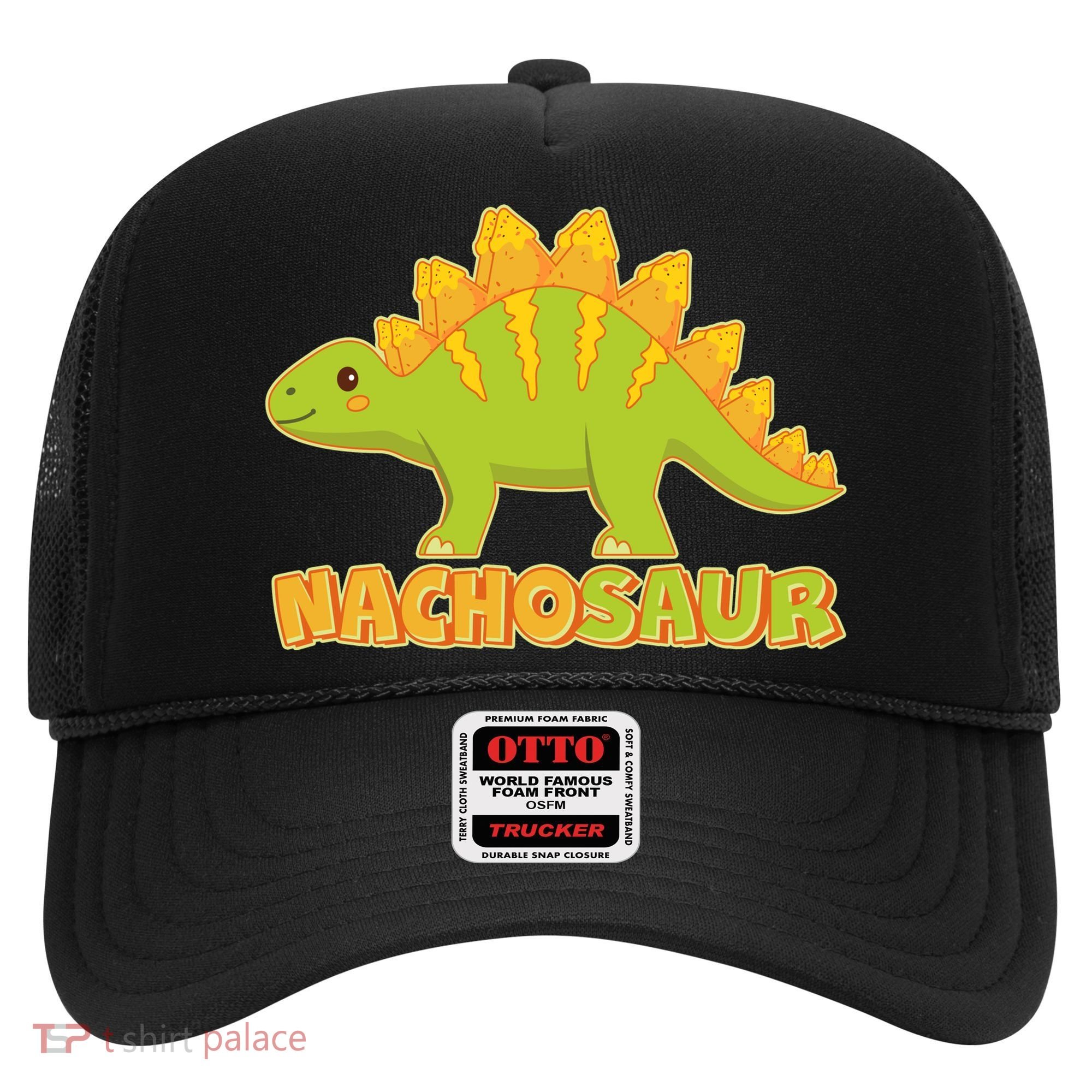 Funny Nachosaur Nacho Cheese Stegosaurus Dinosaur Hat