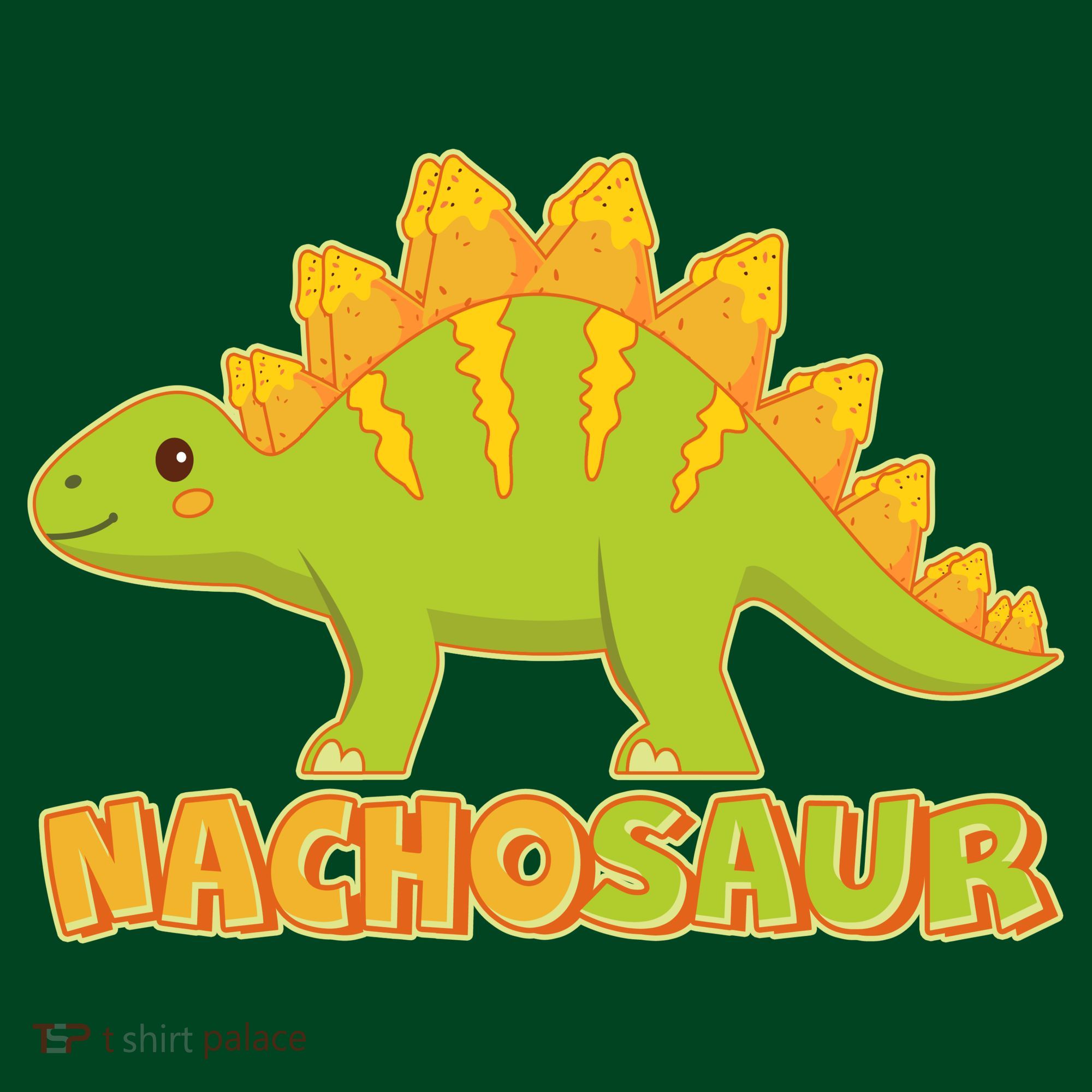 Funny Nachosaur Nacho Cheese Stegosaurus Dinosaur Long Sleeve Shirt