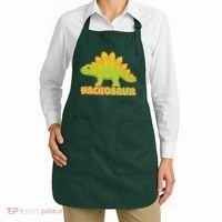 Funny Nachosaur Nacho Cheese Stegosaurus Dinosaur Apron thumb 2