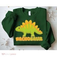 Funny Nachosaur Nacho Cheese Stegosaurus Dinosaur Sweatshirt thumb 2