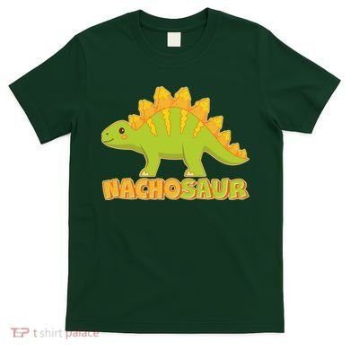 Funny Nachosaur Nacho Cheese Stegosaurus Dinosaur T-Shirt