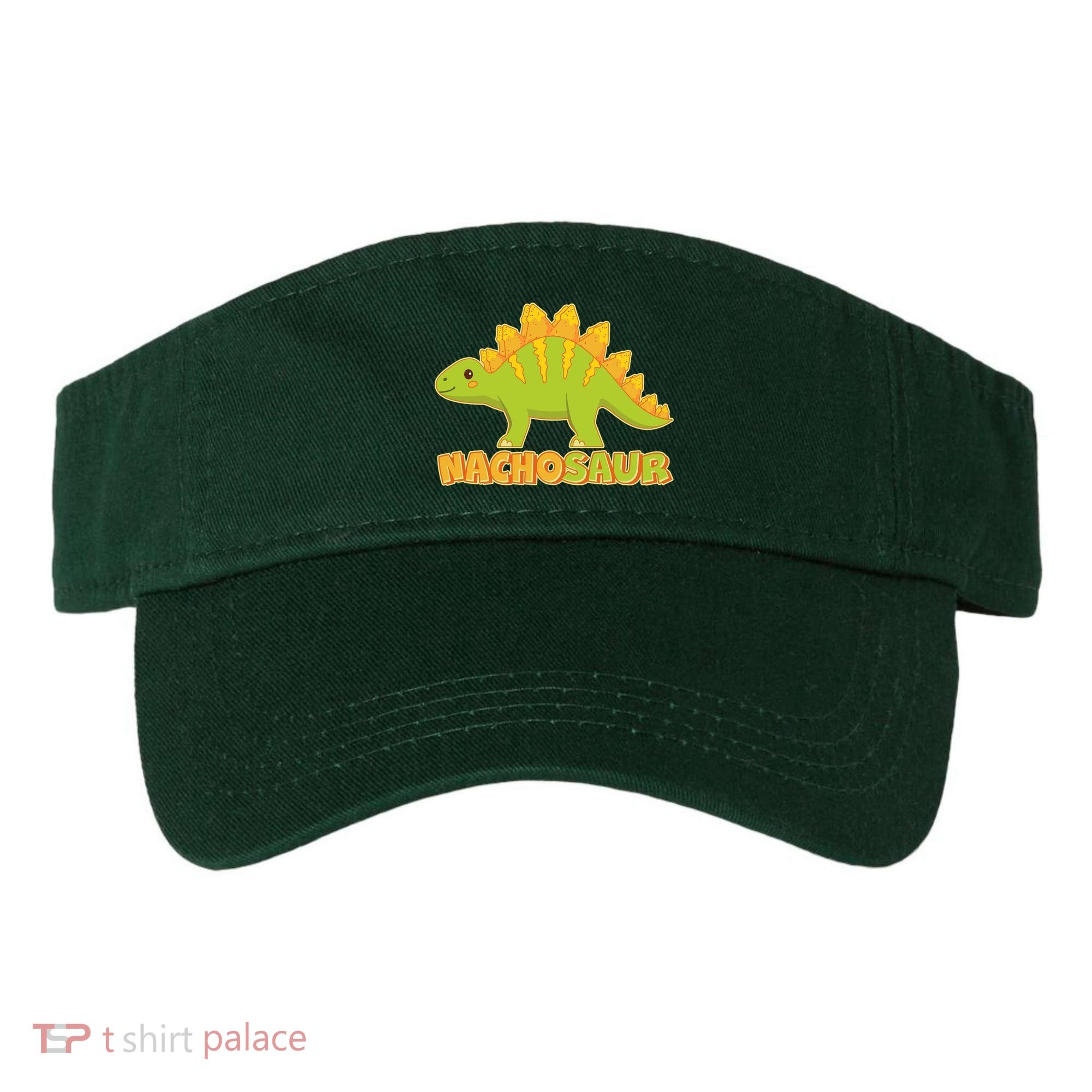 Funny Nachosaur Nacho Cheese Stegosaurus Dinosaur Visor