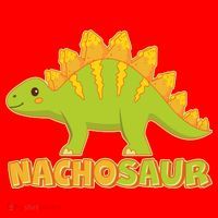 Funny Nachosaur Nacho Cheese Stegosaurus Dinosaur Santa Hat thumb 1