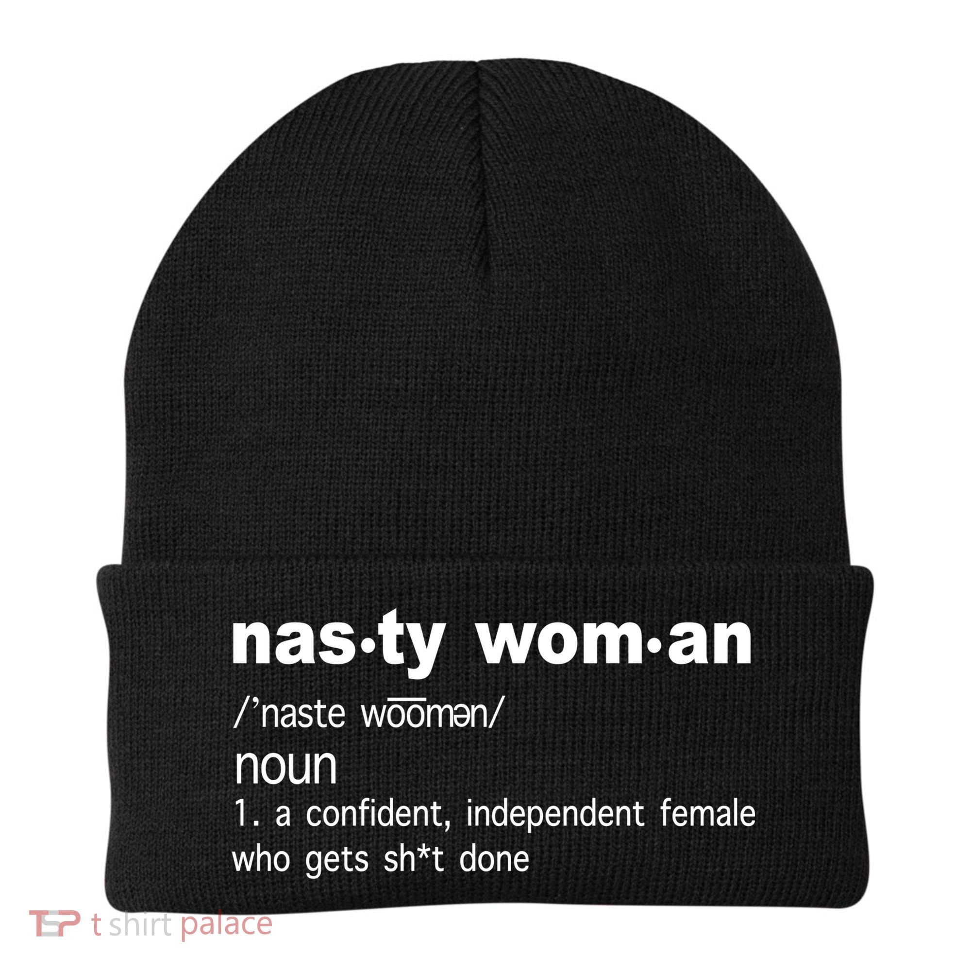 Funny Nasty Woman Definition  Beanie