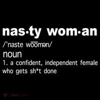 Funny Nasty Woman Definition  Women's Hoodie thumb 2
