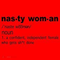 Funny Nasty Woman Definition  Santa Hat thumb 1