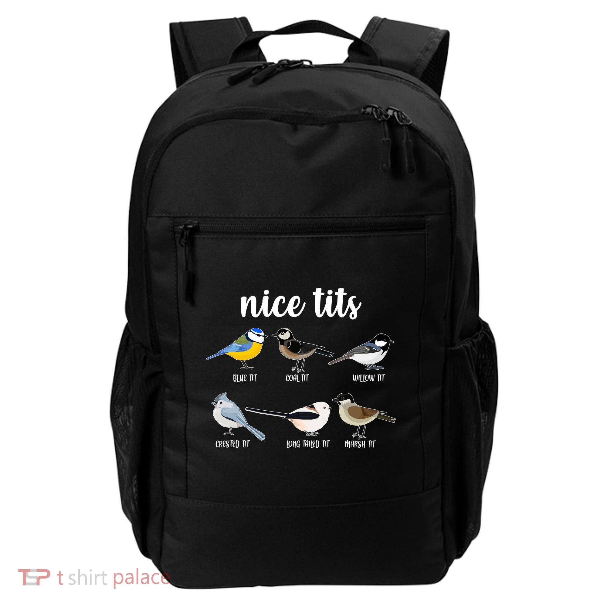 Funny Nice Tits Birds Backpack
