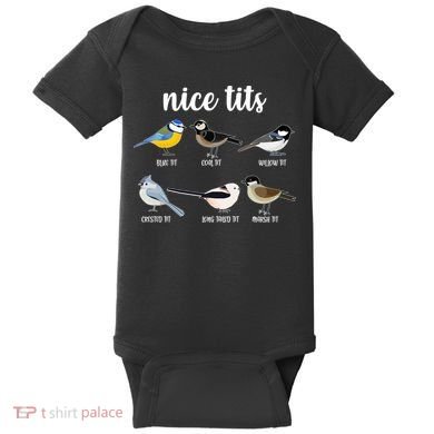 Funny Nice Tits Birds Baby Bodysuit