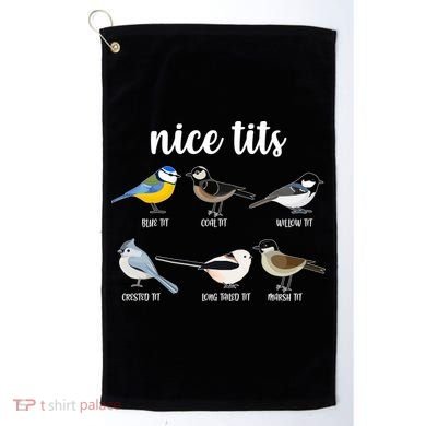 Funny Nice Tits Birds Golf Towel