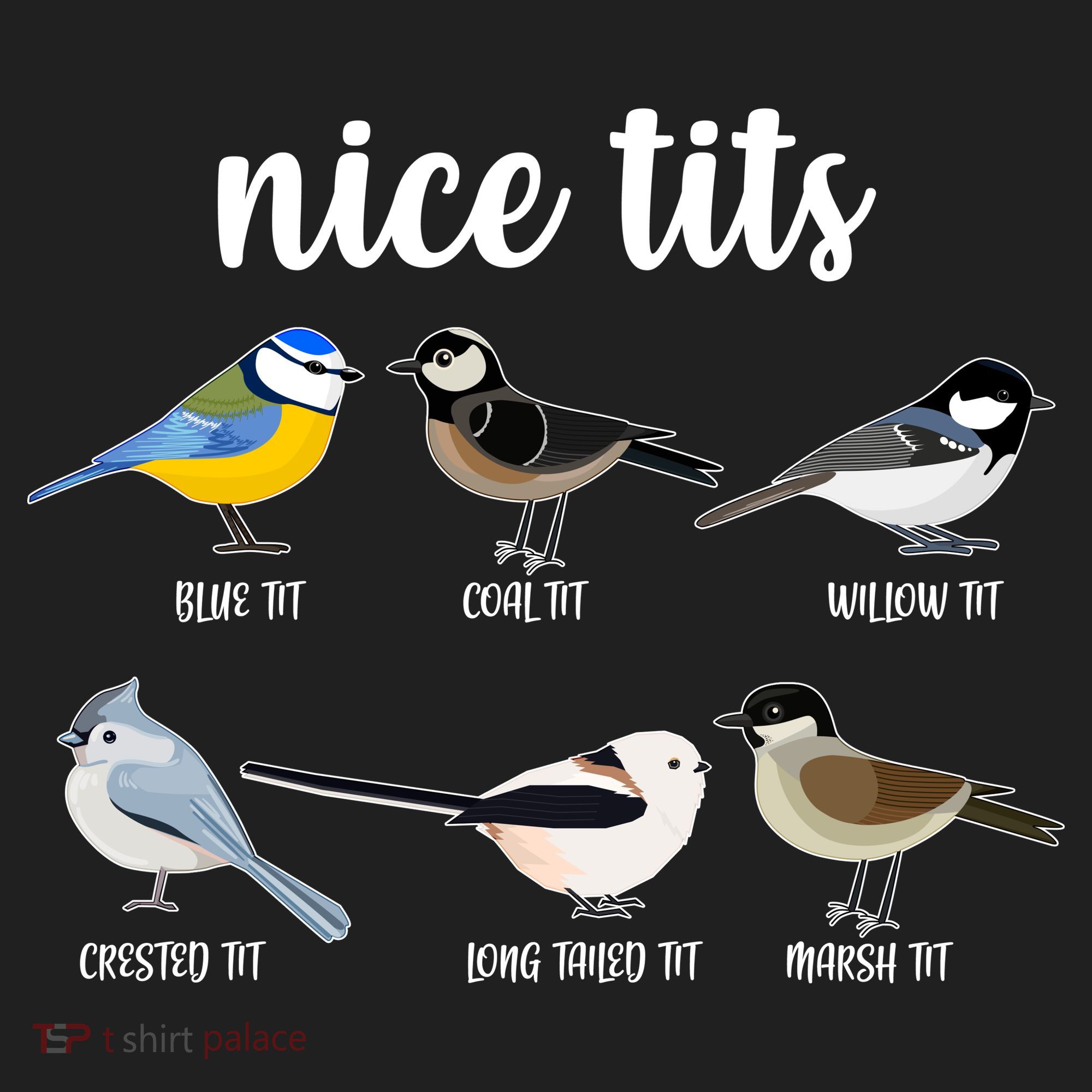 Funny Nice Tits Birds Golf Towel