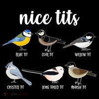 Funny Nice Tits Birds Kids Long Sleeve Shirt thumb 2