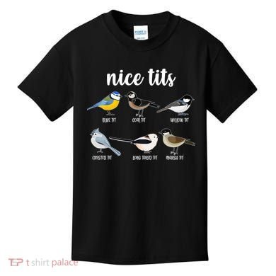 Funny Nice Tits Birds Kids T-Shirt