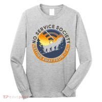 Funny No Service Society Long Sleeve Shirt thumb 0