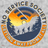 Funny No Service Society Long Sleeve Shirt thumb 2