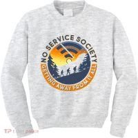Funny No Service Society Kids Sweatshirt thumb 0