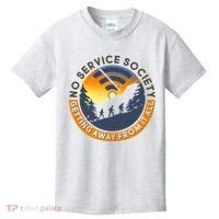 Funny No Service Society Kids T-Shirt thumb 0