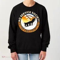 Funny No Service Society Women's Sweatshirt thumb 0