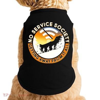 Funny No Service Society Doggie Tank