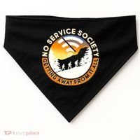 Funny No Service Society USA-Made Doggie Bandana thumb 0